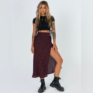 Princess Polly Mabel Floral Midi Skirt